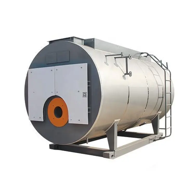 Best selling wns 1400kw hot water heater boiler oil gas fired skid mounted hot water boiler for hotel