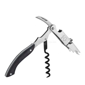 Bar araçları Sommelier aksesuarları klasik garson tirbuşon kolu paslanmaz çelik tirbuşon - Product Image 2