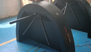 Hochs icherheit Edelstahl Korrosions schutz Gesichts erkennung RFID-Karte Zugangs kontroll system Stativ Drehkreuz für Stadien - Product Image 3