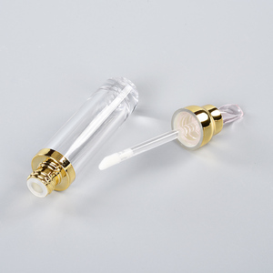 <strong>6</strong> ml Empty champagne Gold Lip Gloss Containers <strong>Tube</strong> 6ml Lip Gloss <strong>Tubes</strong> <strong>with</strong> Box