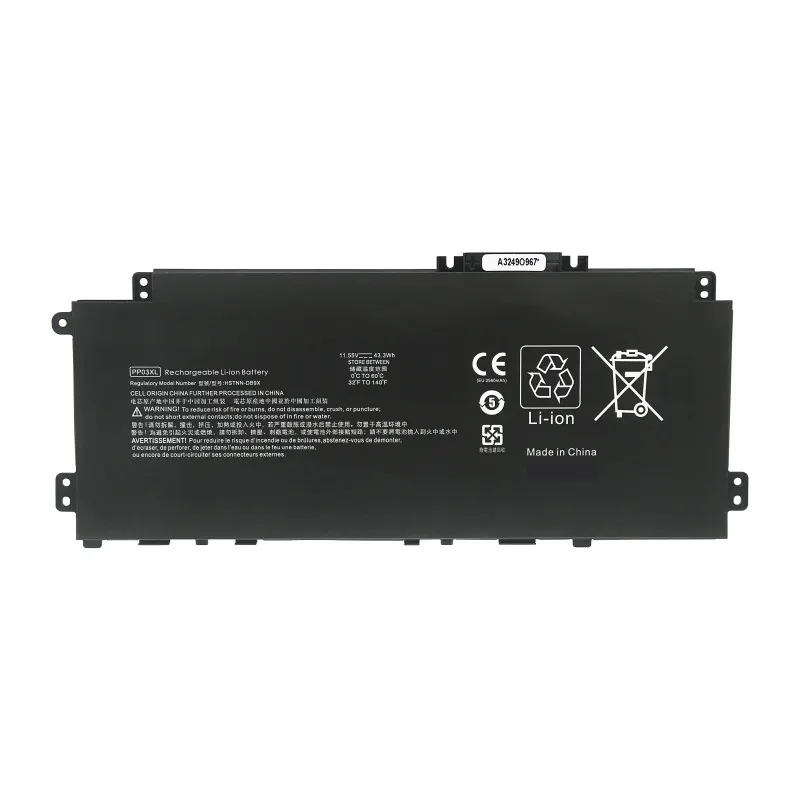 HSTNN-OB1P M01118-421 M01118-AC1 M01144-005 PP03XL OEM batterie d'ordinateur portable pour HP pavillon 13 14 batterie d'ordinateur portable rechargeable