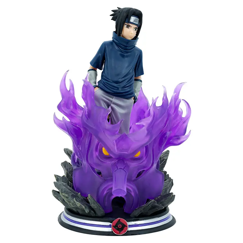 Anime japonês Narutos Sasuke Uchiha ação Figura PVC Brinquedo Modelo Boneca Coleção GIft