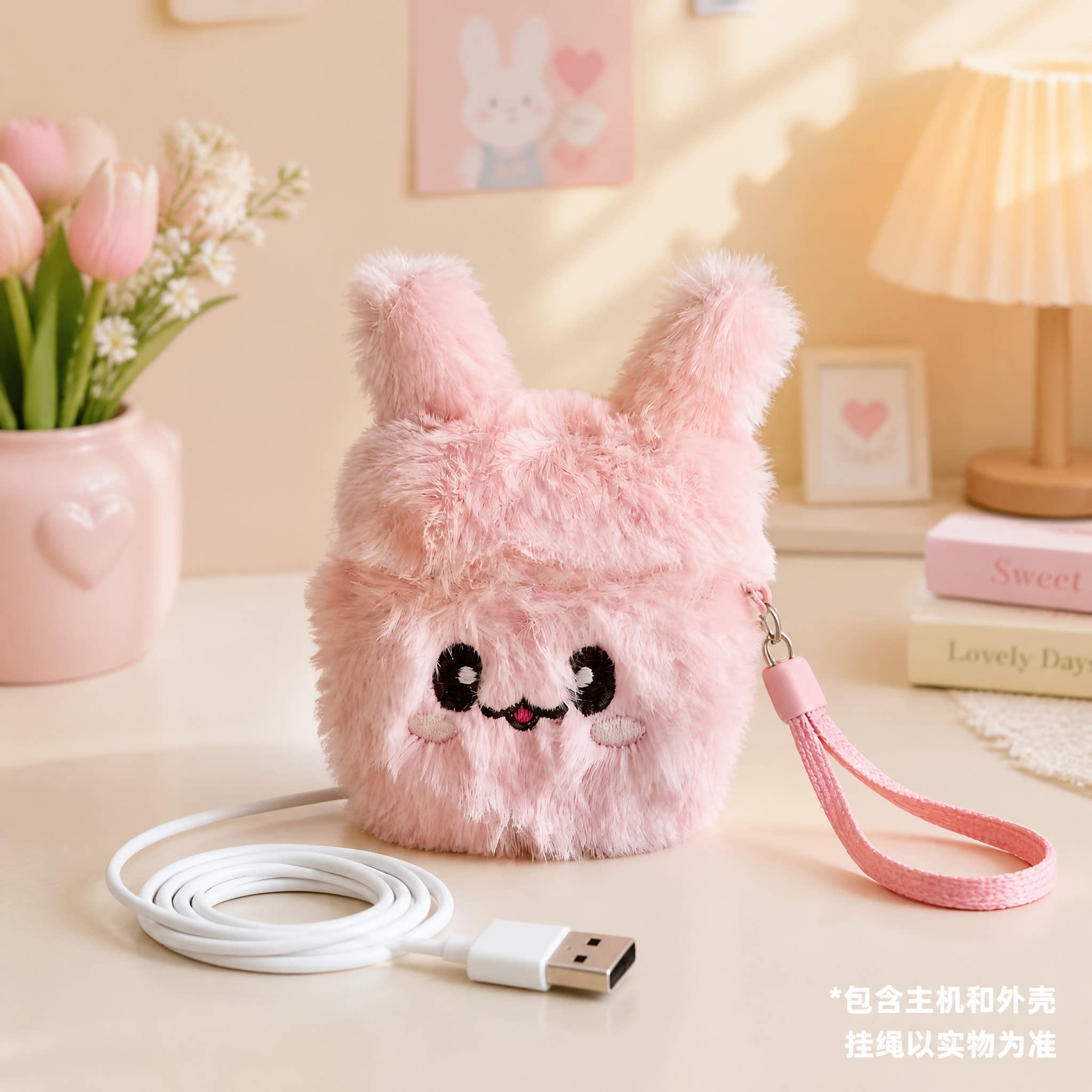 หูกระต่ายสีชมพู-รุ่น wifi-รองรับฮอตสปอต