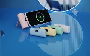 2024 Foldable 5000mAh Capsule <strong>Design</strong> Power Bank Dual Type-C LED Display High Capacity Waterproof 18W/20W <strong>Output</strong> Power with Plug - Product Image 5