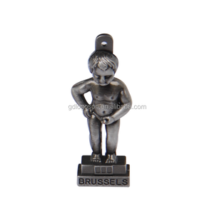 Brussels Manneken Pis 3D Kim Loại Trang Trí Bỉ Lưu Niệm Peeing Boy Tượng - Product Image 3