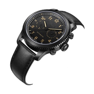 นกฮูกตาสายหนังReloj Multi-Functionญี่ปุ่นอัตโนมัติกลไกMovt OEM Diveนาฬิกาผู้ชายนาฬิกาข้อมือ - Product Image 3