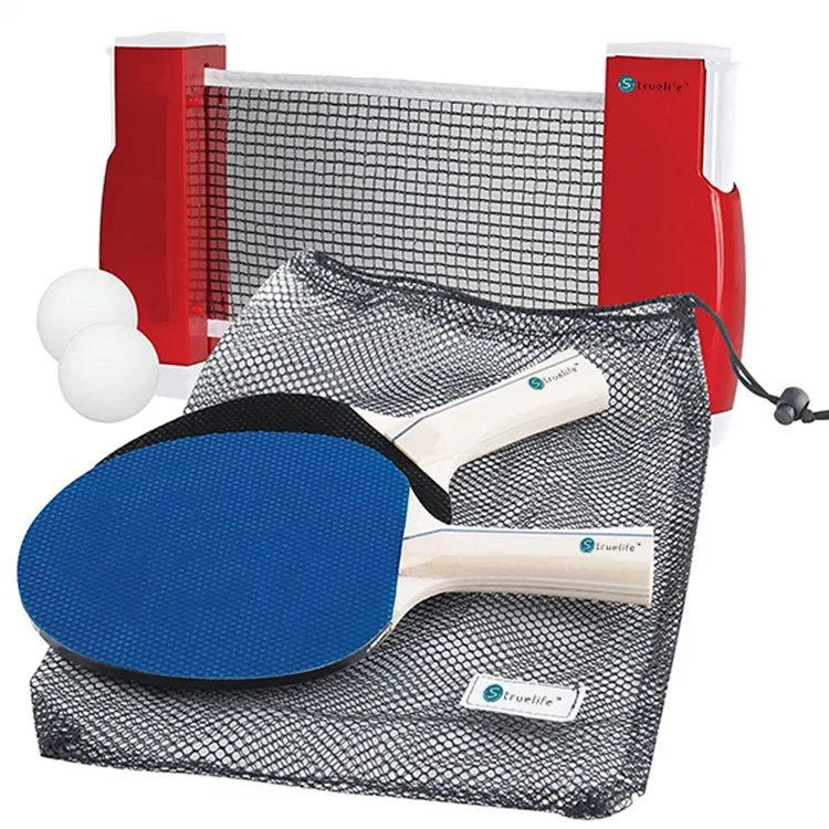 Precio del OEM portátil retráctil de tenis de mesa de ping pong, pelota raqueta de tenis de mesa de Ping pong Paddle conjunto