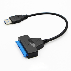 20เซนติเมตร3.0 USB ไปยัง SATA สายอะแดปเตอร์22Pin แปลงภายนอกสำหรับ2.5 "SATA ไดรฟ์คอมพิวเตอร์เข้ากันได้กับ USB 3.0 SATA 3สาย