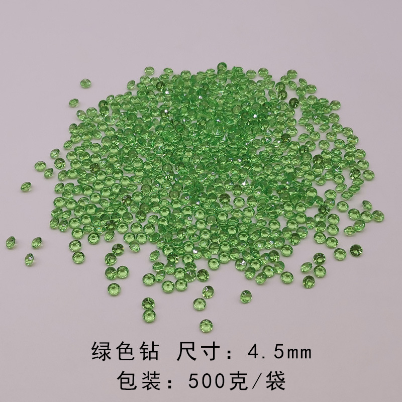 Diamante verde 4,5mm