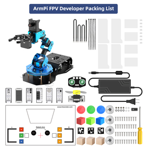 ArmPi FPV ROS AI Vision Python Open Source Programmier bare Raspberry Pi OpenCV ROS Roboter-Desktop-Roboterarm-Kits