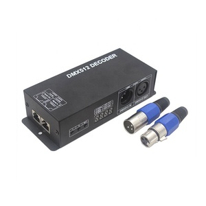 DC12-24V 3-канальный RGB DMX светодиодный контроллер 4-канальный RGBW DMX512 светодиодный контроллер DMX512 декодер DMX512 с цифровым дисплеем - Product Image 1