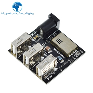 TZT DC-DC 9V/12V a 5V 8A Step Down Power Charger Bank Board 3 USB Mini modulo di ricarica convertitore Buck Step-Down per Arduino - Product Image 5