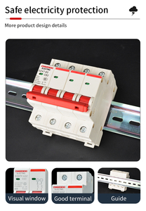เบรกเกอร์วงจรกระจาย2P-63A สุภาพสลับเบรกเกอร์ขนาดเล็ก - Product Image 6