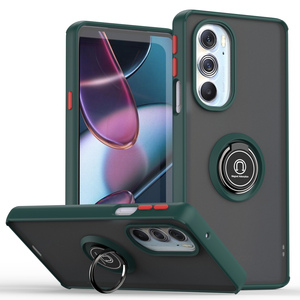 2022 Motorola Edge X30/X30 Pro/Plus uyumlu 2-in-1 manyetik telefon kılıfı kabuk 2-in-1 telefon kapağı halka tutucu ile arka kapak - Product Image 5