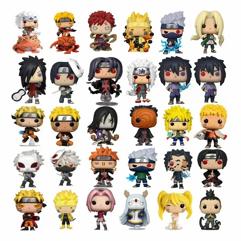 Mayoristas Funkoed POP Narutoed Anime Figuras DE ACCIÓN lindas Figura de dibujos animados Uzumaki Uchiha Sasuke Haruno Sakura Pop Modelo de juguete