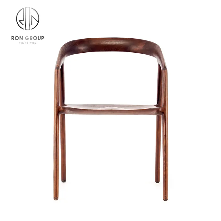 Itália estilo design madeira maciça completa jantar cadeiras para casa restaurante ou hotel