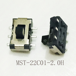 10個ミニスライドスイッチ7.0x4.0x2.0mmオンオン6ピンマイクロトグルスイッチ2P2T H = 1.5mm/2mm SMD MST-22C01 - Product Image 2