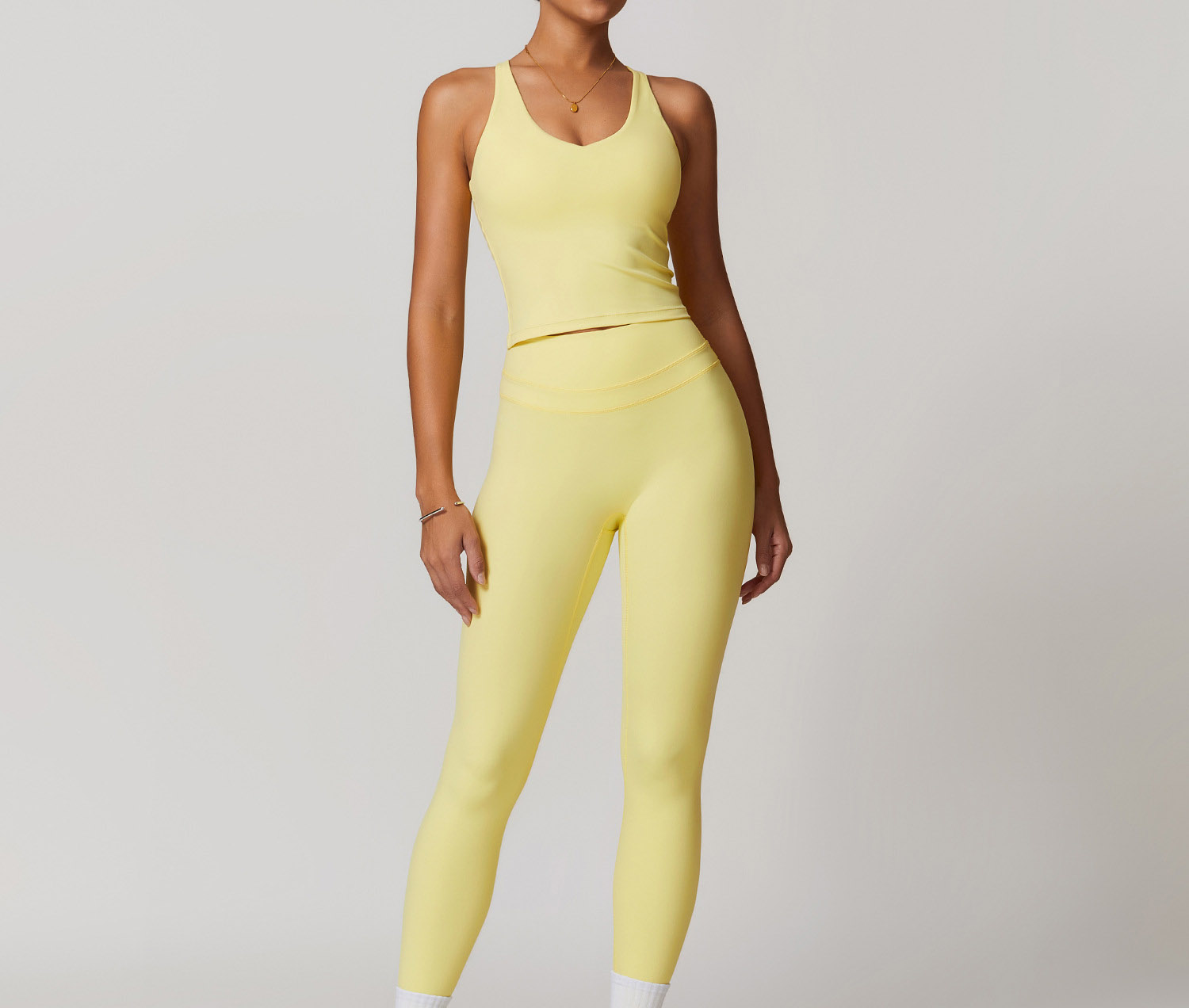 gilet pantalon jaune
