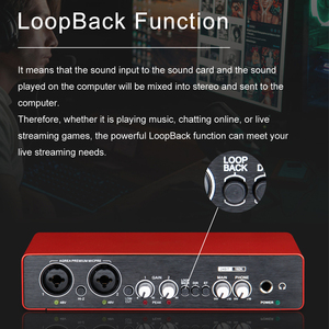 <strong>USB</strong> Audio Sound <strong>Cards</strong> &amp; MixersAudio Interface for Recording Streaming and Podcasting - Product Image 3