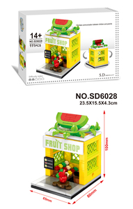 Bloques de construcción de bloques de construcción para niños, juego de bloques de construcción para cultivar la habilidad de manos sobre el modelo de bloques de construcción de cristal, planificación de ciudad - Product Image 6