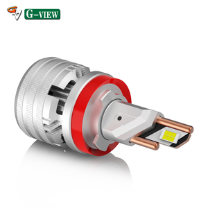 Gview G20w H8 H11 <span class=keywords><strong>LED</strong></span> Xe Đèn Kit 140W Hàng Không Nhôm Cơ Thể Chùm Cao Chùm Thấp Combo 36000lm Siêu Sáng Turbo Quạt Làm Mát - Product Image 4