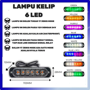 Yosovlamp araba LED yan ışık 12-24V kamyon yan uyarı ışığı 12LED 36W yüksek güç yanıp sönen ışık - Product Image 4