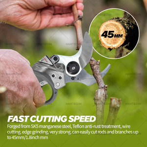 Baru 36V Pohon Pemotong Cabang Nirkabel Listrik Gunting Pemangkas Baterai Li Pemotong Gunting Taman Gunting - Product Image 4