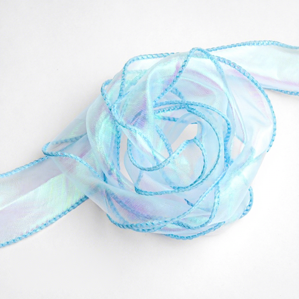 Bleu ciel-4 cm, 10 ans par rouleau