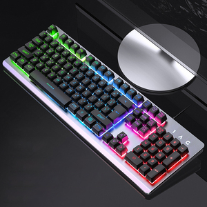 Factory Cheap Price 104 Full <strong>Keys</strong> Gaming <strong>Keyboard</strong> Backlit Gaming <strong>Computer</strong> Hardware <strong>Customization</strong> ABS Material Mixed Lighting - Product Image 3