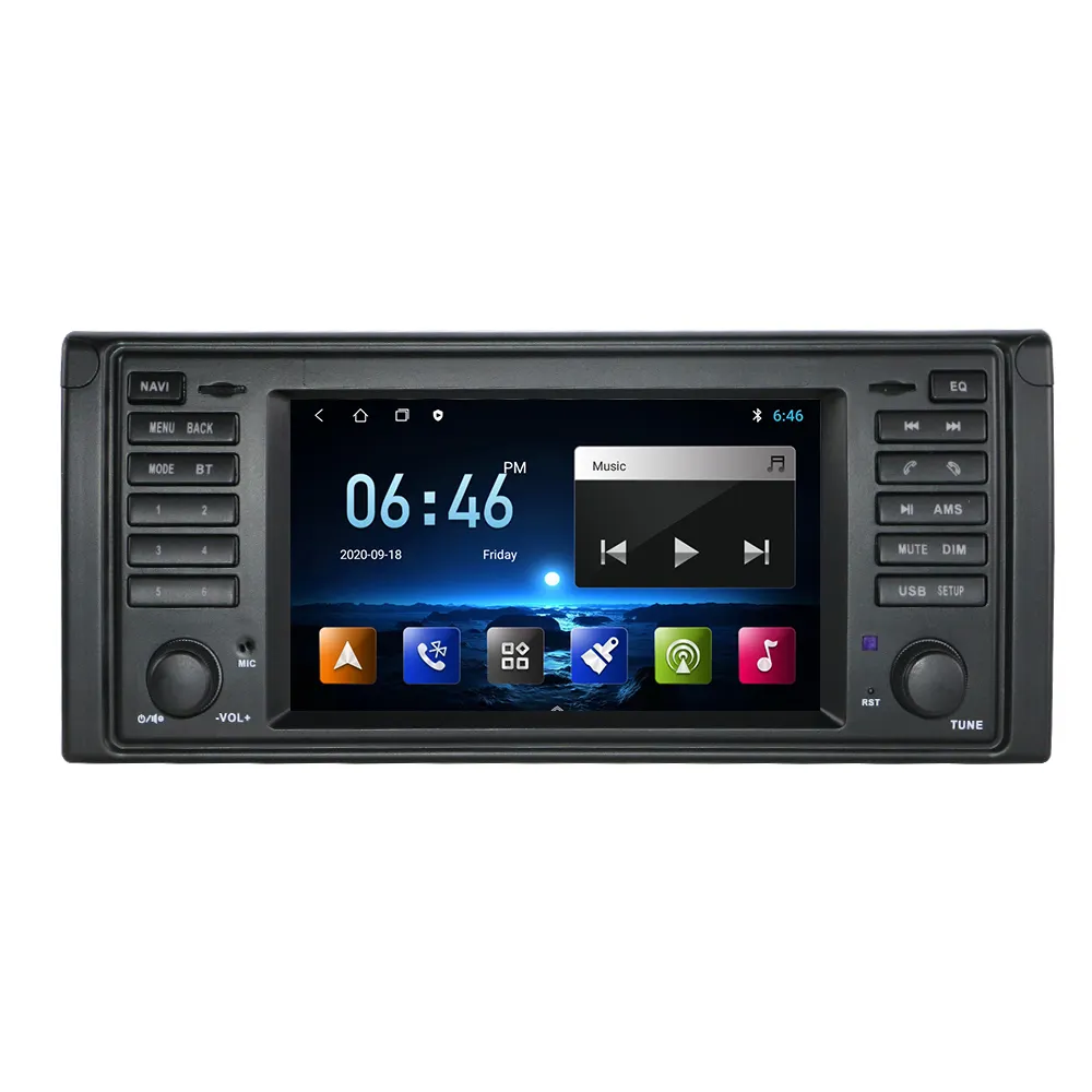 2 din Android 11 Auto Multimedia Player GPS Navi Für BMW E53 X5 E39 M5 1996-2003 Android Radio Stereo Audio Screen