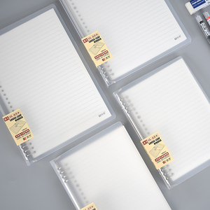 Bloc de notas A4 para estudiantes, estilo aula, en espiral, con cuadrícula de papel mate, líneas horizontales, hojas sueltas de PP para regalo de uso escolar - Product Image 6