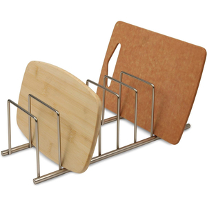 Spettro diversificato in acciaio con coperchio quadrato Organizer piatto funzionale Rack porta pentola da cucina porta ODM Design OEM