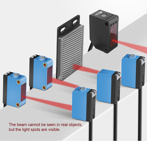 <strong>Diffuse</strong> <strong>Reflection</strong> Switch <strong>Sensor</strong> Adjustable Detection Distance Square Photoelectric <strong>Sensor</strong> - Product Image 6