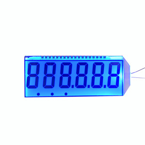 Factory Manufacturer Made 7 segment lcd screen 6 digit 6 punkt Transmisive lcd display mit LED Backlight für Electronic skala - Product Image 1