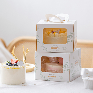 Wholesale Custom Size Rectangle Wedding Food <strong>Box</strong> Packaging Cake <strong>Box</strong> <strong>with</strong> Window