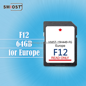 SMIOST Benutzer definierte Karte Auto navigation GPS CID Software Nav Sat Card SD für Ford F12 Europe Mustang Transit 64GB