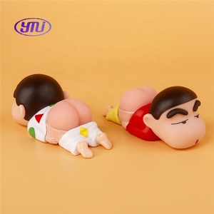 BUTT Crayon shinchan กล่องคนตาบอด gashapon รถแดชบอร์ด squishy สำนักงานสก์ท็อปตกแต่งสำหรับบรรเทาความเครียดและคอลเลกชันสนุก - Product Image 3