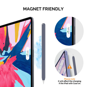 Apple Pencil2ケースカバー用の小売ボックス付きApplePencil第2世代用の超薄型スリーブシリコンスキンカバー - Product Image 6