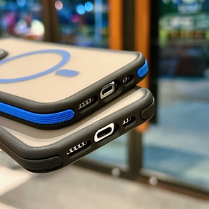 Iphone 16 için 15 artı Pro Max yeni varış mat manyetik Anti damla Tpu telefon kılıfı cilt hissediyorum yarı şeffaf telefon kapak - Product Image 5