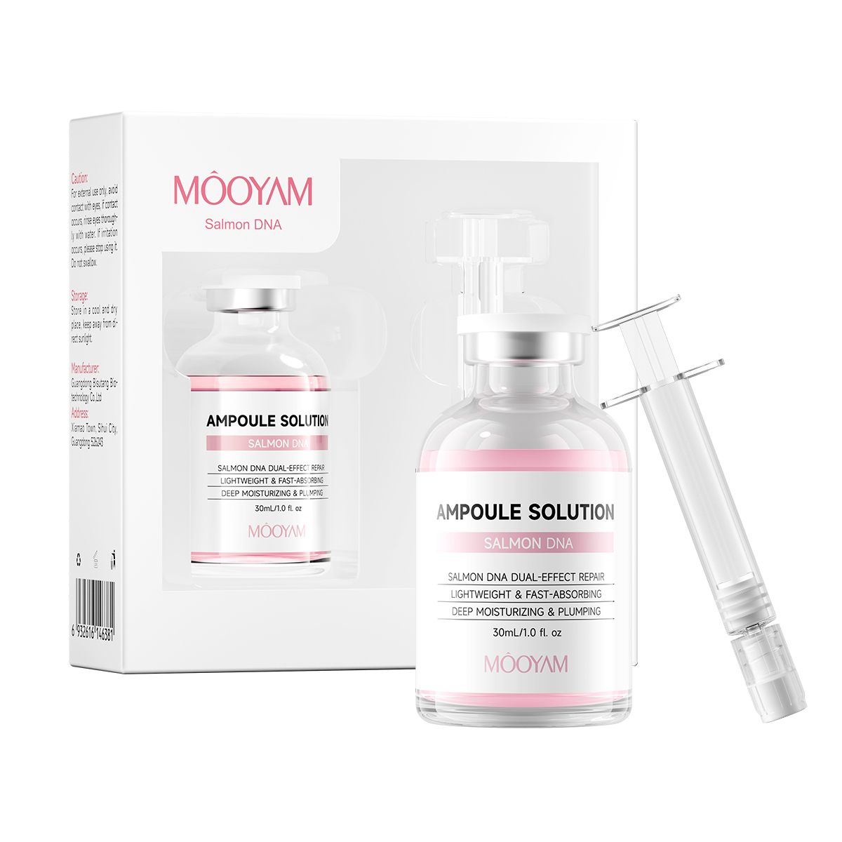 Solution d'ampoule d'ADN de saumon