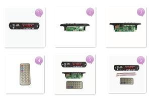 JK6836BT Módulo Decodificador amplificador Bluetooth reproductor mp3 mp4 placa de circuito usb