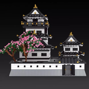 MouldKing 22006 3086 piezas crear arquitectura famosa El MOC Himeji Castillo modelo conjuntos bloques de construcción ladrillos Diy MOC Juguetes - Product Image 3