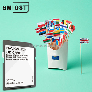 SMIOST Portable Navigation für Car Map System Software CID Benutzer definierte SD 32GB Speicher karte für Skoda A1 2025 - Product Image 1
