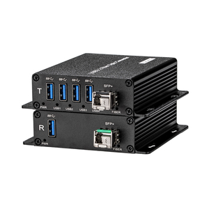 高品質の4ポートUSB3.2/3.1/3.0 Over Fiber/utpエクステンダーはあらゆる種類のUSBデバイスをサポートします - Product Image 1