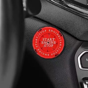 車内プッシュスタートボタンカバーエンジンスタートボタンカバーイグニションロータリープロテクター - Product Image 6