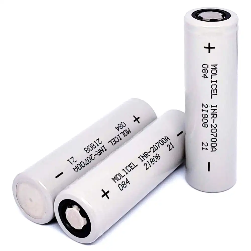 Bateria recarregável original 20700 Molicel INR20700A 3.7v 3000Mah 40A para motocicletas elétricas, bateria de venda imperdível