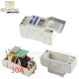 30A THC15A Wöchentlicher programmier barer digitaler Timer 220V Din Rail Time Switch Produkt kategorie - Product Image 1