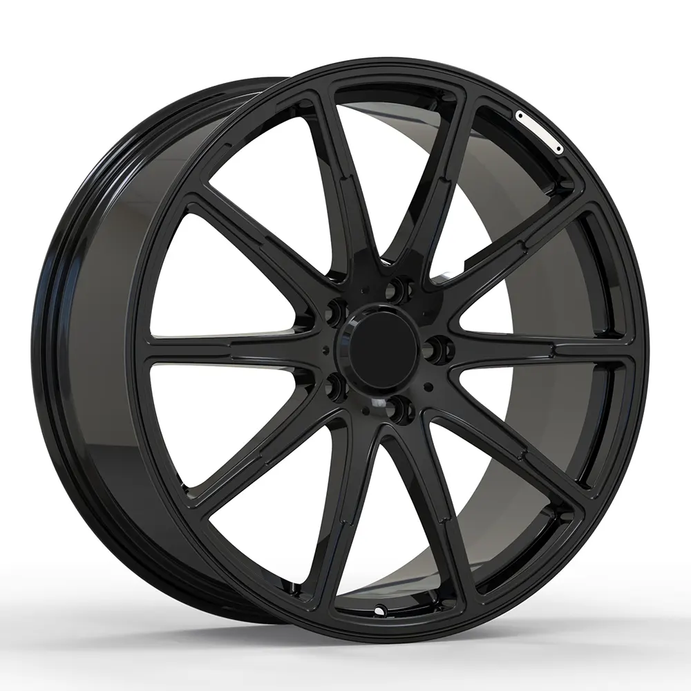 Alloy Forged Wheels for Racing and Passenger Cars: Custom 5x120 Black Forged Wheel Rims for Car Tuning