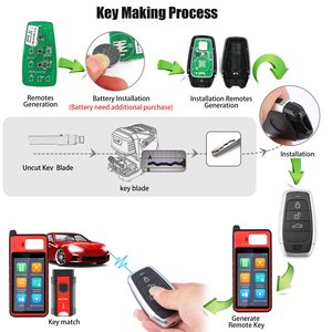 Autel กุญแจอัจฉริยะ IKEYAT003BL 3ปุ่ม, ใช้ได้กับรถยนต์ - Product Image 4