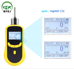 แบบพกพาประเภทการตอบสนองอย่างรวดเร็ว0-1000ppm ระดับโอโซนเครื่องตรวจจับก๊าซ - Product Image 6